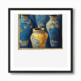 Three Vases Art Print