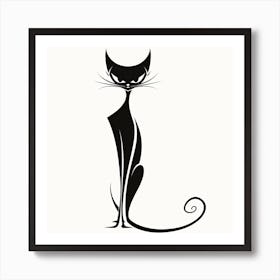 Black Cat 5 Art Print