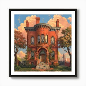 Victorian House 1 Art Print