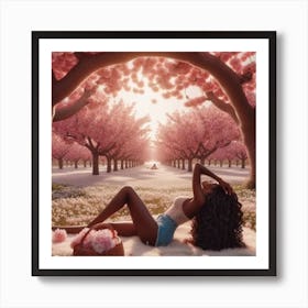 Cherry Blossom Beauty Art Print