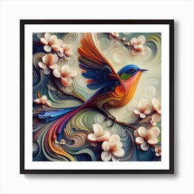 Colorful Bird 1 Art Print