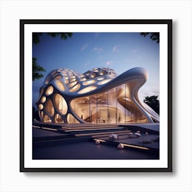 Futuristic Architecture 1 Art Print