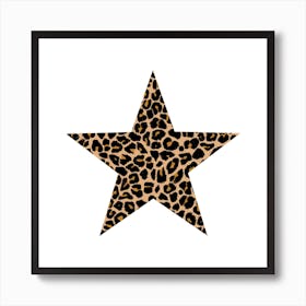Leopard Star Art Print