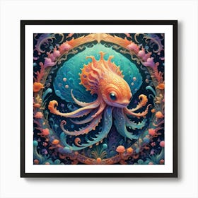 Octopus Art Print