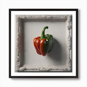 Pepper In A Frame 5 Art Print