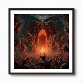 Demons And Demons Art Print