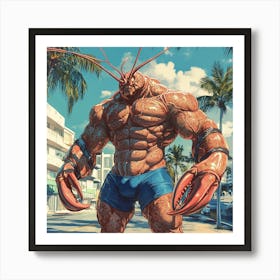 GTA LOBSTER Art Print