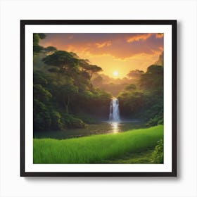 Natural beauty. Art Print