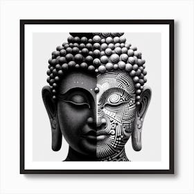 Buddha Canvas Art 1 Art Print