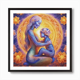 Mother And Child Art Print