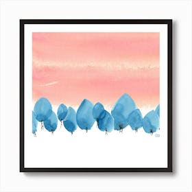 Swedish Forest Square Art Print