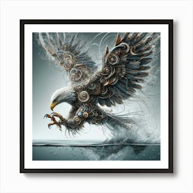 Eagle Canvas Art Art Print