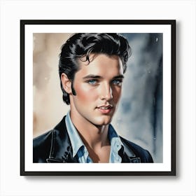 Elvis Presley Rock'n'Roll Art Print