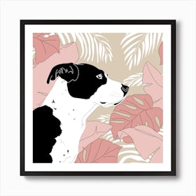 Jungle Dog Art Print