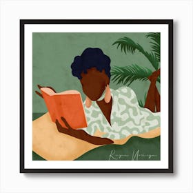 Book Love Square Art Print