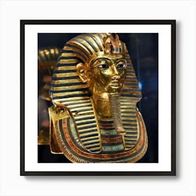 Egyptian Mask 5 Art Print