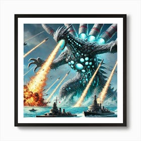 Leviathanus Torpedo Barrage Iron Commonwealth Art Print