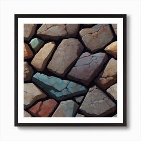 Stone Wall 88 Art Print