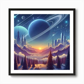 Saturn 3 Art Print