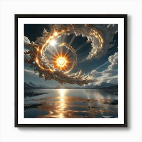 Golden Sun 3 Art Print