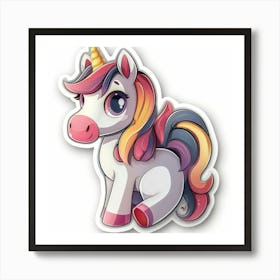 Unicorn Sticker 51 Art Print