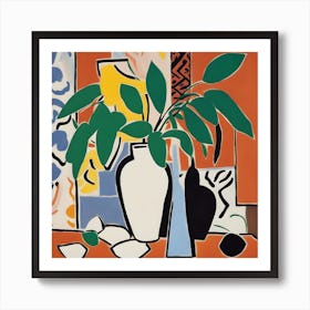 'Plant In A Vase' Art Print
