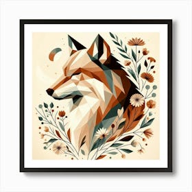 A peaceful fox 2 Art Print