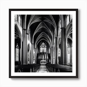 Photograph - Interior Of A Church Art Print