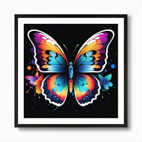 Butterfly Painting 156 Art Print