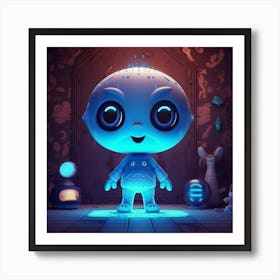 Baby In A Room Art Print