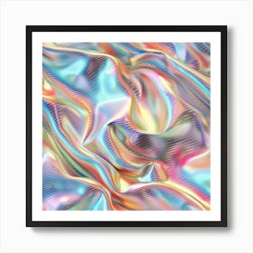 Holographic Background 2 Art Print