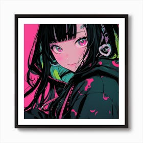 Anime Girl 11 Art Print