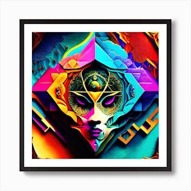 Psychedelic Art 1 Art Print