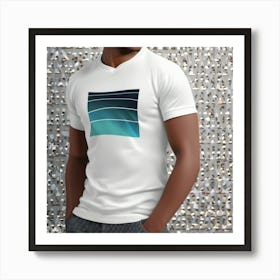 Blue Wave T-Shirt Art Print