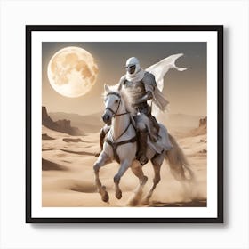 Desert Knight Art Print