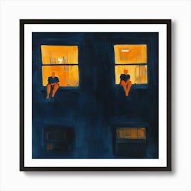 Neighbors Art Print