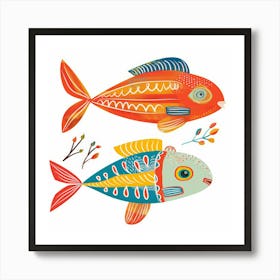 Two Fish 1 Art Print