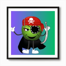 Pirate Fruit Art Print