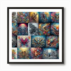 Psychedelic Art Art Print