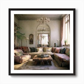 Bohemian Living Room Art Print