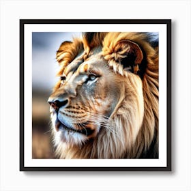 Lion Portrait 28 Art Print