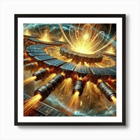 Energy Conduits Converted Art Print