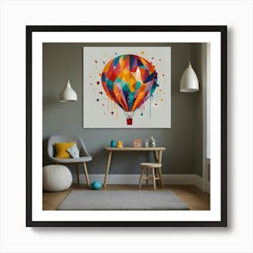 Hot Air Balloon Art Print