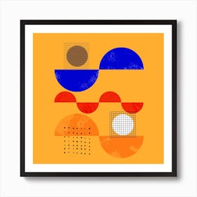 Playful Mood Abstract No2 .1 Art Print