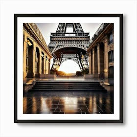 Eiffel Tower 9 Art Print