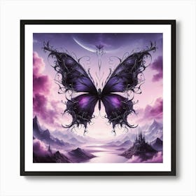 Butterfly In The Sky 21 Art Print