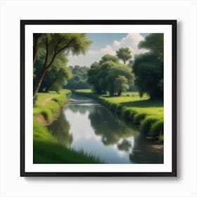 Landscape Painting 152 Art Print