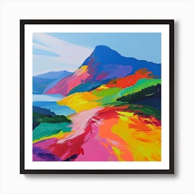 Colourful Abstract Pribaikalsky National Park Siberia 4 Art Print