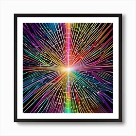 Rainbow Burst 9 Art Print