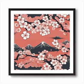 Sakura Blossoms 3 Art Print